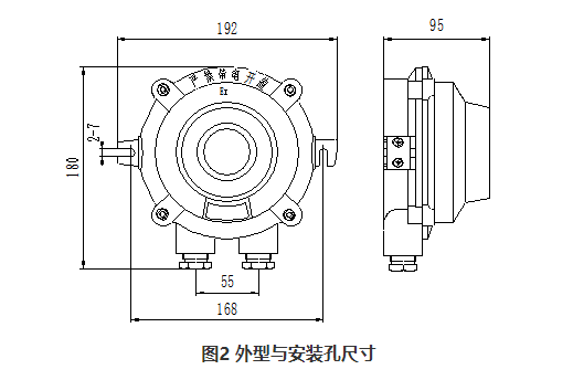 JDHW-1(对射型)防爆红外光束感烟探测器