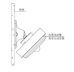 SJ-DZ-BG01集电集控型消防应急照明灯具底座 壁挂底座