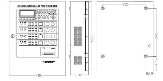 JB-QBL-QM300/4气体灭火控制器