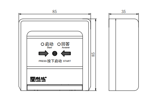 LD2004Ex防爆型消火栓按钮 本安防爆 编码型