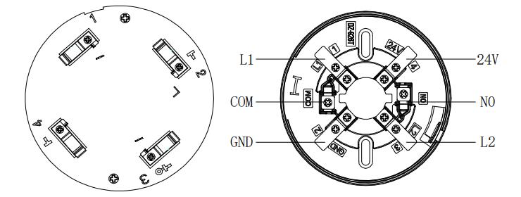 JT-BM-926T型家用可燃气体探测器接线图