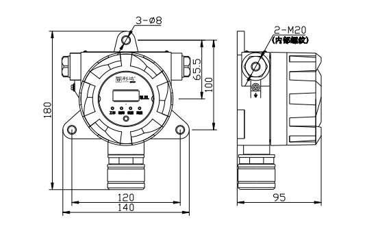 GT-LD3101ED点型可燃气体探测器