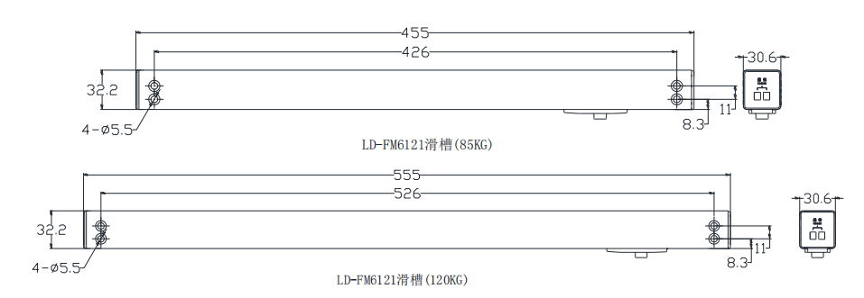 LD-FM6121防火门电动闭门器 一体式闭门器