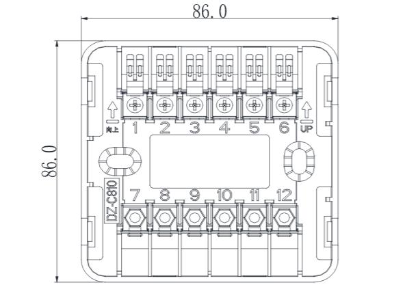 GL-C859短路隔离器配套安装底座(DZ-C810)