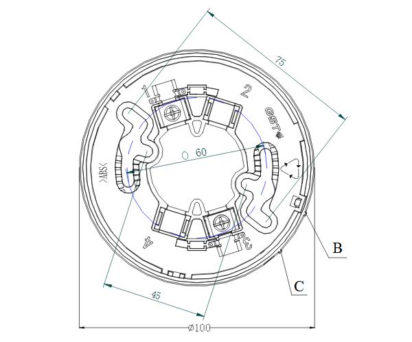 DZX-01底座尺寸