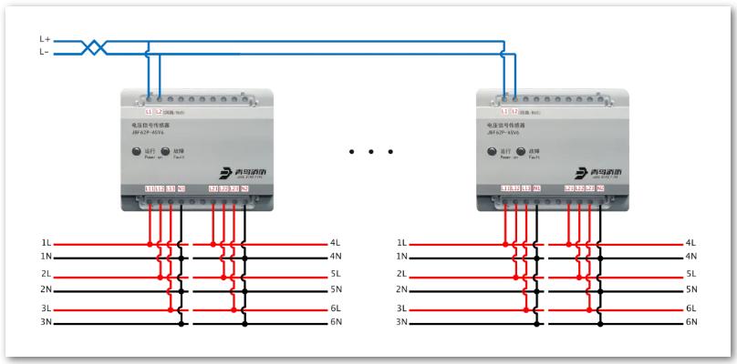 JBF62P-ASV6电压信号传感器接线图