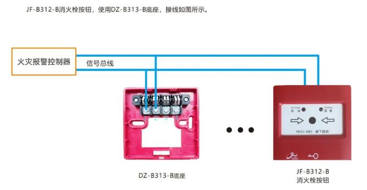 久远手报、消火栓按钮接线图