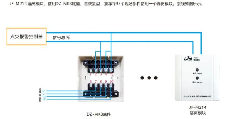 久远隔离模块接线图