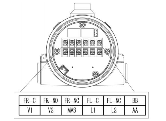 JTG-Z-JBF4385C-Ex点型紫外火焰探测器接线